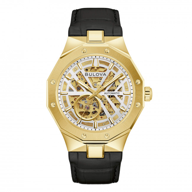 Bulova Octagon Skeleton 97A206