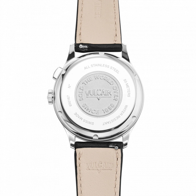 VULCAIN MONOPUSHER HERITAGE TURQUOISE 650167A38.BAC201