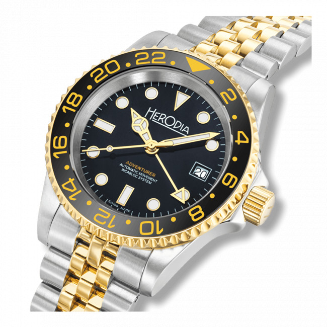 HERODIA ADVENTURER GMT GOLD