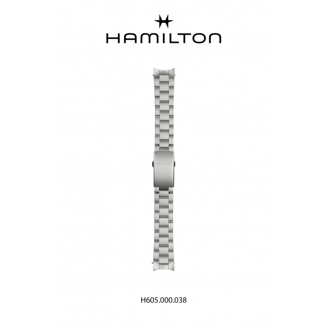 BRACCIALE HAMILTON KHAKI FIELD MECHANICAL POWER RESERVE 40 mm