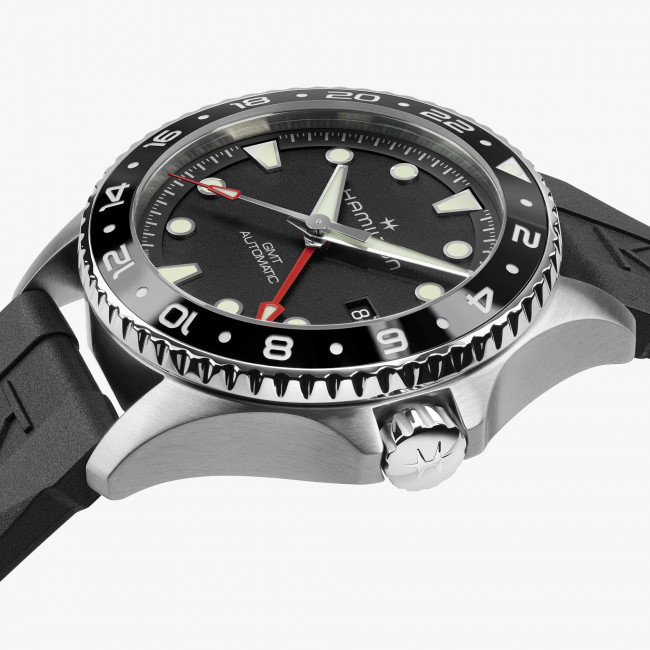  HAMILTON KHAKI NAVY SCUBA AUTO GMT 43 MM H82555330