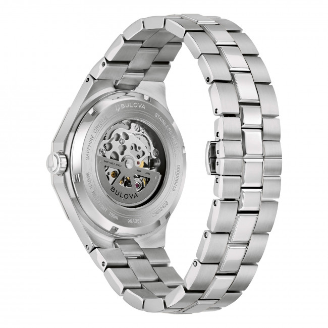 Bulova Octagon Skeleton 96A352