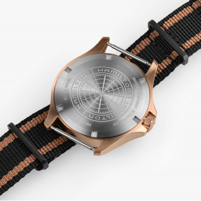 HAMILTON KHAKI SCUBA GMT BRONZO