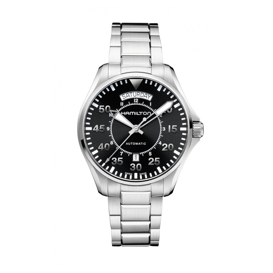 HAMILTON KHAKI AVIATION PILOT DAY DATE