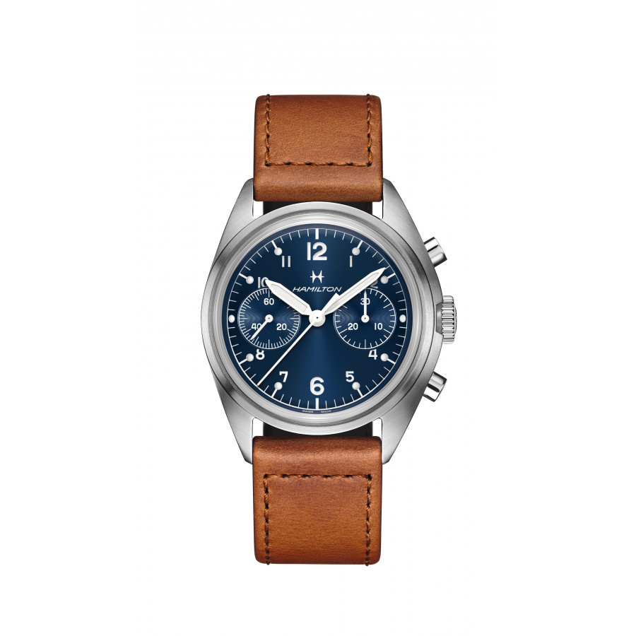 HAMILTON KHAKI AVIATION PILOT PIONEER MECHANICAL CHRONO