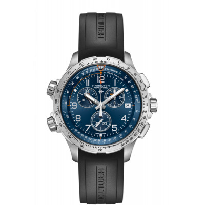 HAMILTON KHAKI X-WIND GMT CHRONO QUARTZ