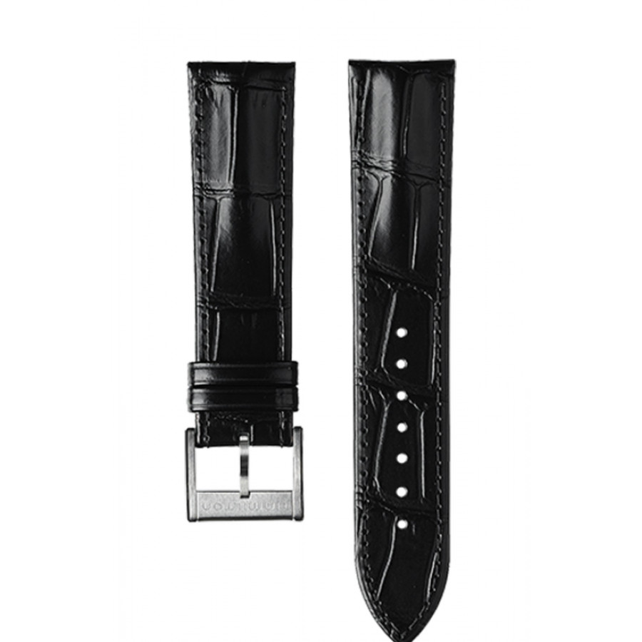 CINTURINO HAMILTON JAZZMASTER PELLE NERO 22 mm