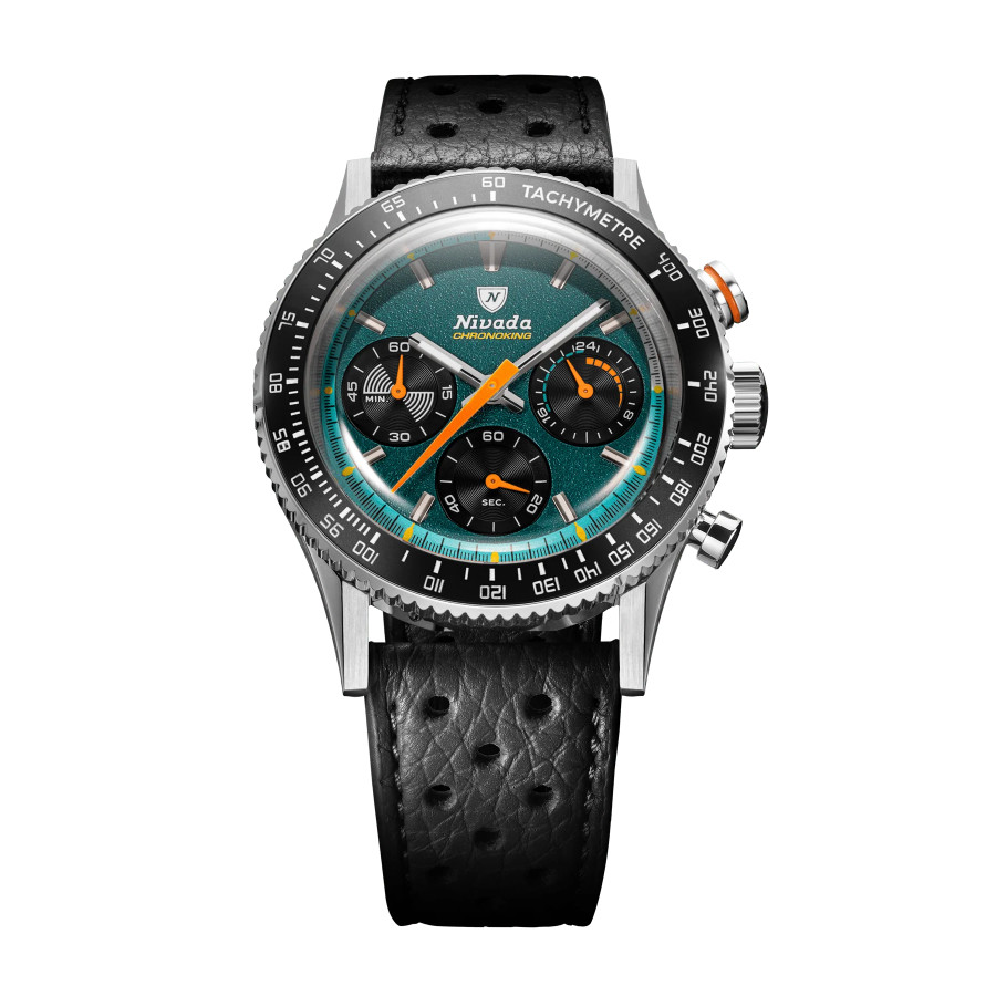 NIVADA GRENCHEN CHRONOKING MECAQUARTZ RACING GREEN
