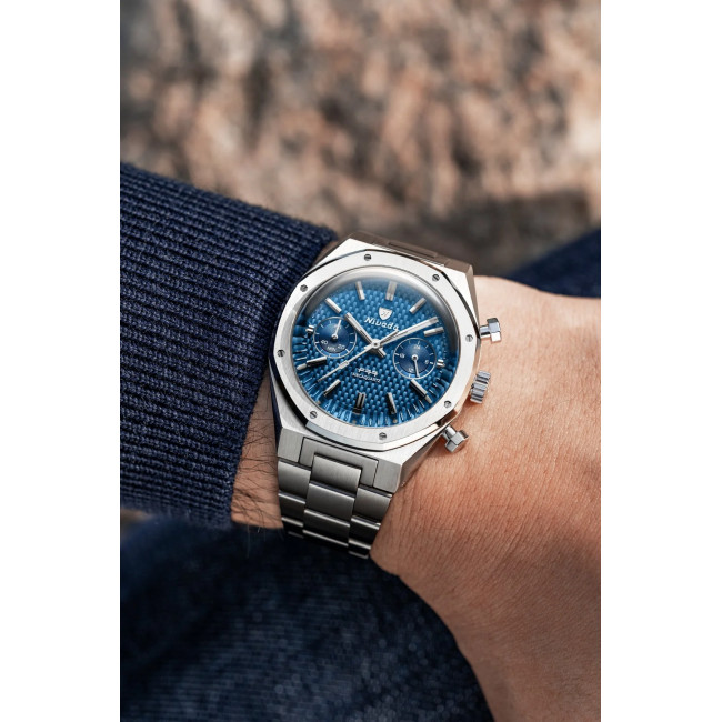 NIVADA F77 SST CHRONO MECAQUARTZ BLUE MK2 - 38MM 68000Q77
