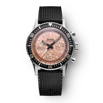 NIVADA GRENCHEN CHRONOKING MECAQUARTZ SALMON