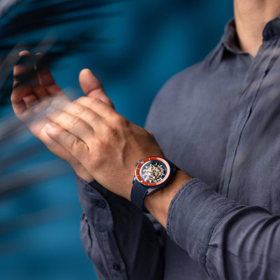 RADO CAPTAIN COOK HIGH-TECH CERAMIC SKELETON