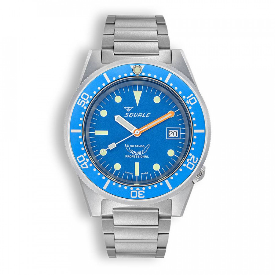 SQUALE 1521 BLUE BLASTED BRACELET