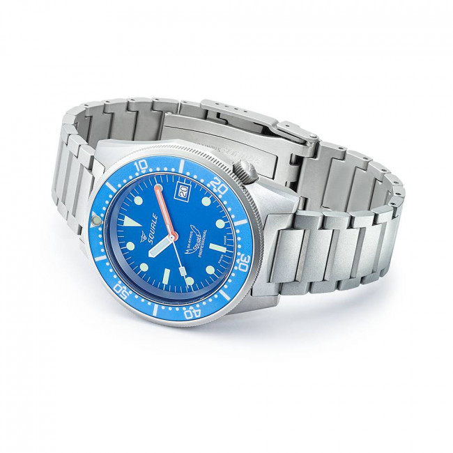 SQUALE 1521 BLUE BLASTED BRACELET 1521BLUEBLSQ20S