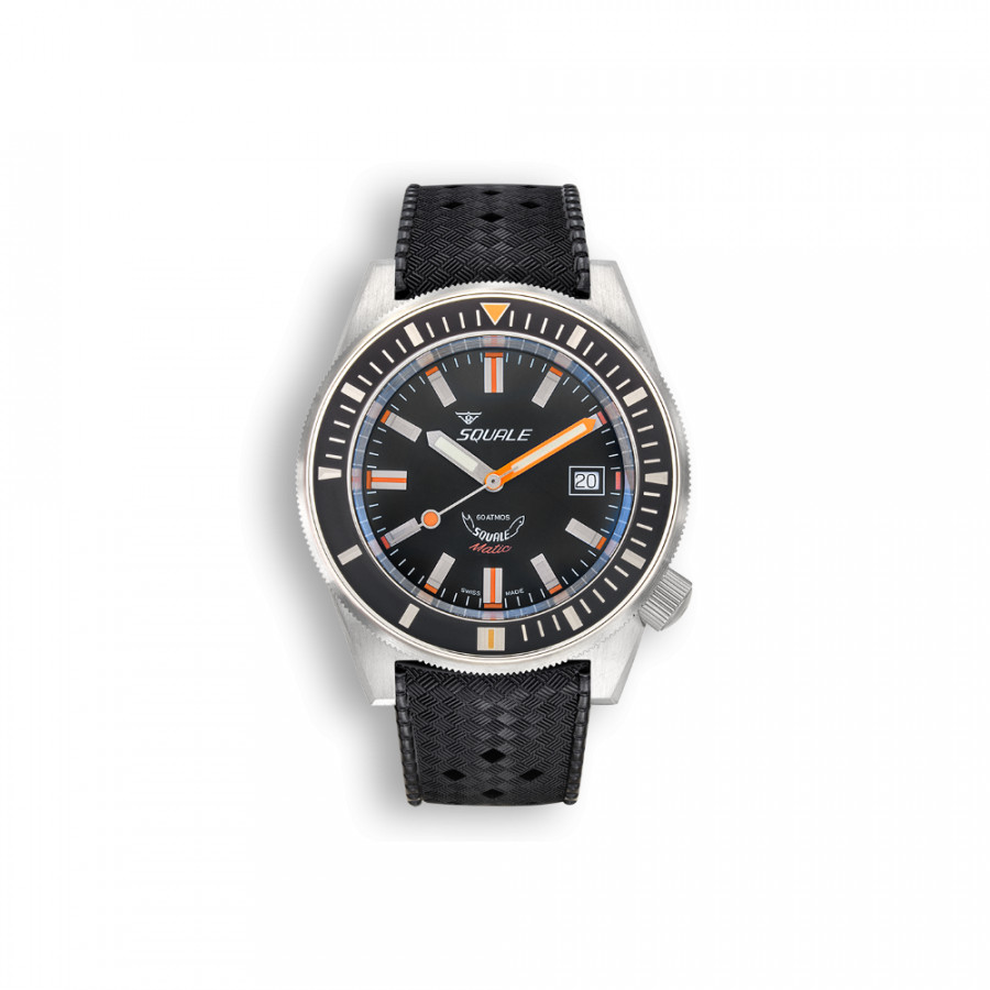 SQUALE MATIC SATIN BLACK RUBBER